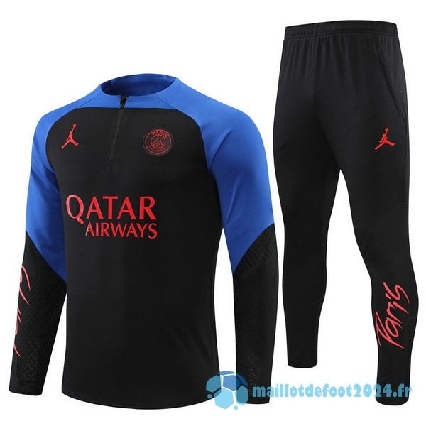 Nouveau Ensemble Complet Sudadera Entrainement Paris Saint Germain 2022 2023 Bleu I Noir