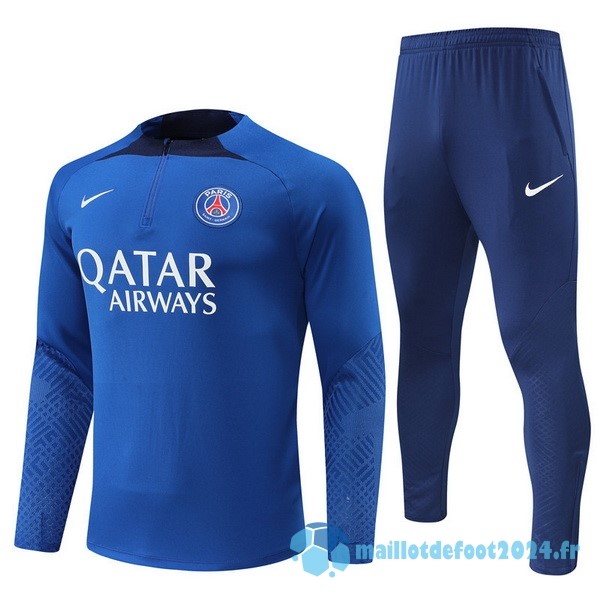 Nouveau Ensemble Complet Sudadera Entrainement Paris Saint Germain 2022 2023 I Bleu