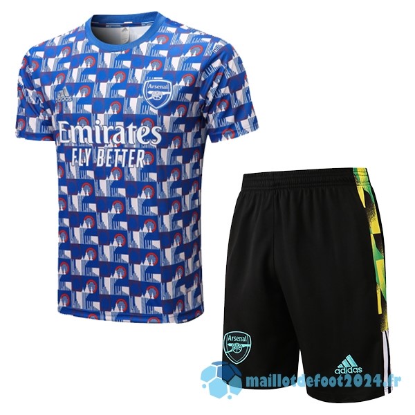 Nouveau Entrainement Ensemble Complet Arsenal 2022 2023 Bleu I Noir Vert