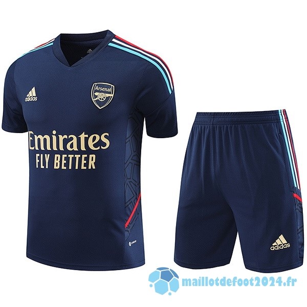 Nouveau Entrainement Ensemble Complet Arsenal 2023 2024 Bleu I Marine