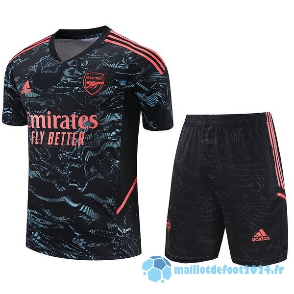 Nouveau Entrainement Ensemble Complet Arsenal 2023 2024 Noir Vert