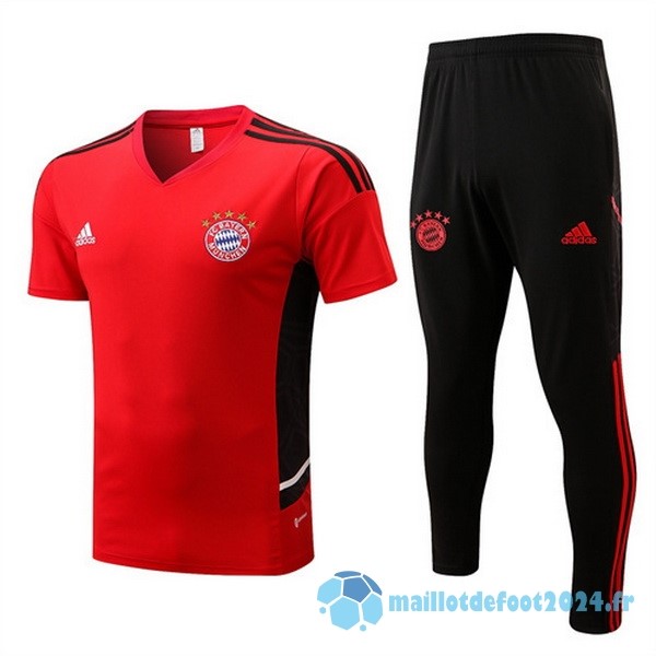 Nouveau Entrainement Ensemble Complet Bayern Múnich 2022 2023 Rouge Noir Bleu