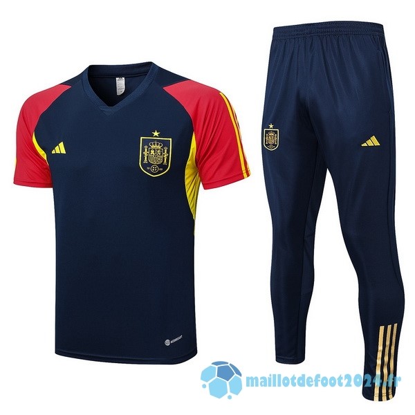 Nouveau Entrainement Ensemble Complet Espagne 2023 Bleu I Jaune Rouge