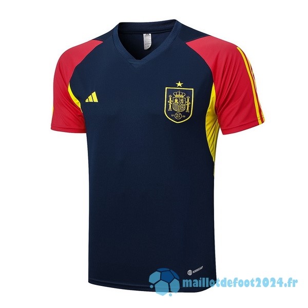 Nouveau Entrainement Espagne 2023 Bleu Jaune Rouge