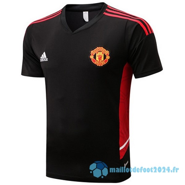 Nouveau Entrainement Manchester United 2022 2023 Noir Rouge