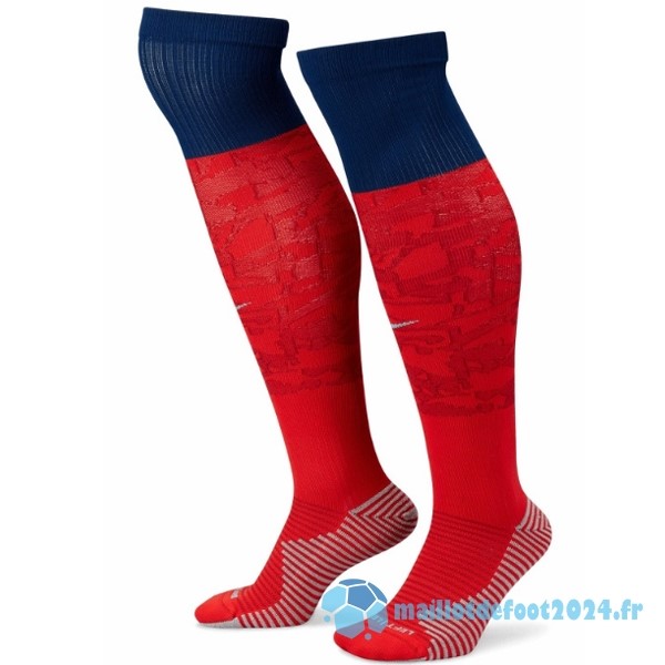 Nouveau Exterieur Chaussette Angleterre 2022 Rouge Bleu