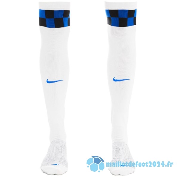 Nouveau Exterieur Chaussette Inter Milán 2023 2024 Blanc