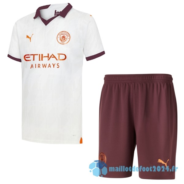 Nouveau Exterieur Conjunto De Homme Manchester City 2023 2024 Jaune