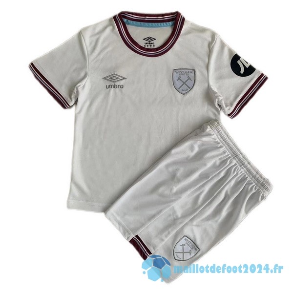 Nouveau Exterieur Conjunto De Homme West Ham United 2023 2024 Blanc