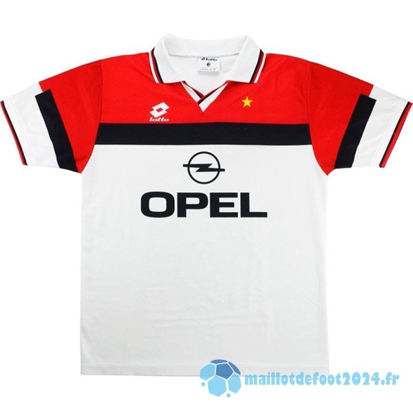 Nouveau Exterieur Maillot AC Milan Retro 1994 1995 Blanc