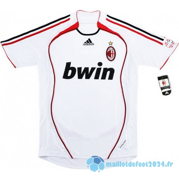 Nouveau Exterieur Maillot AC Milan Retro 2006 2007 Blanc