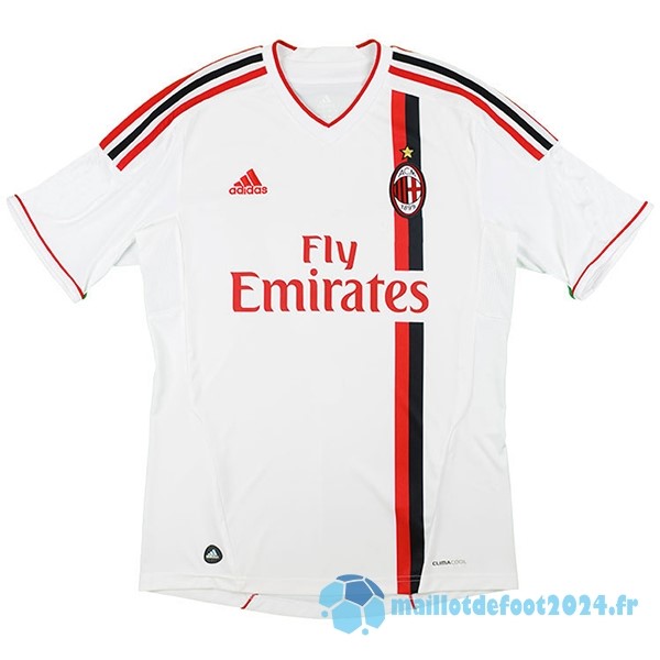 Nouveau Exterieur Maillot AC Milan Retro 2011 2012 Blanc