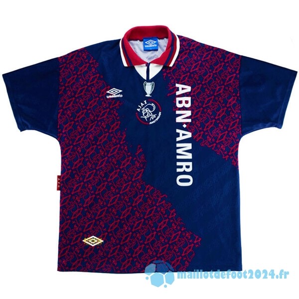 Nouveau Exterieur Maillot Ajax Retro 1994 1995 Bleu