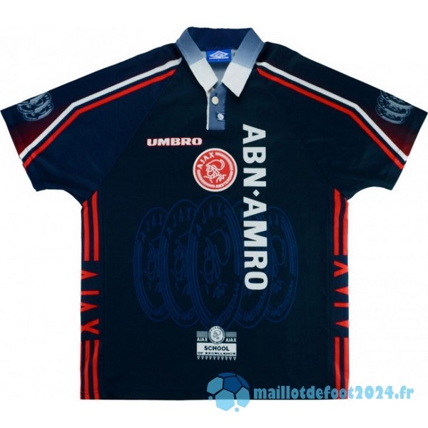 Nouveau Exterieur Maillot Ajax Retro 1997 1998 Noir