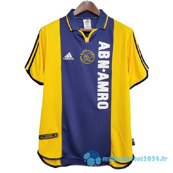 Nouveau Exterieur Maillot Ajax Retro 2000 2001 Jaune