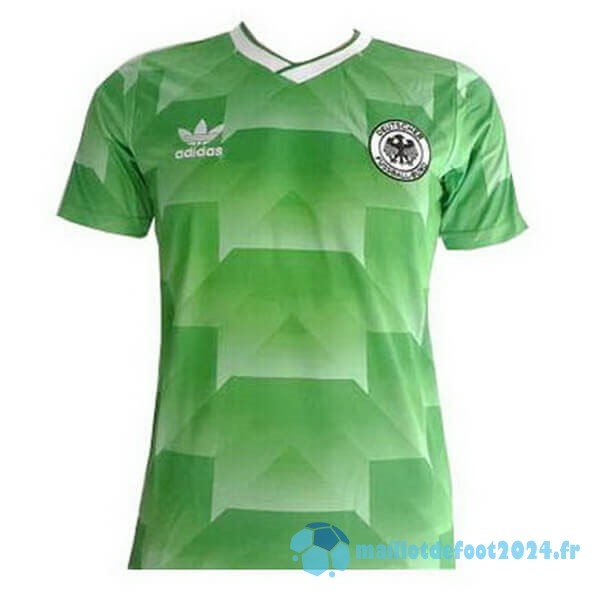 Nouveau Exterieur Maillot Allemagne Retro 1988 Vert