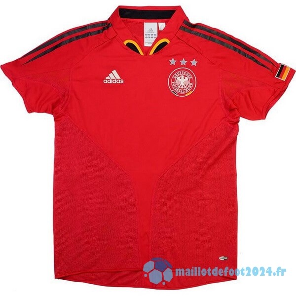 Nouveau Exterieur Maillot Allemagne Retro 2004 2006 Rouge