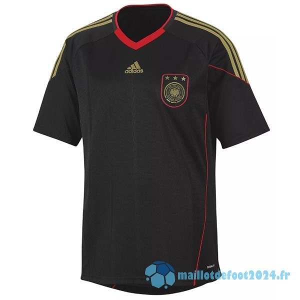 Nouveau Exterieur Maillot Allemagne Retro 2010 Noir