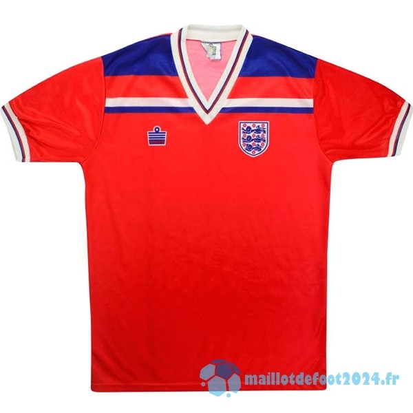 Nouveau Exterieur Maillot Angleterre Retro 1980 Rouge