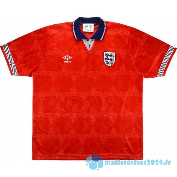 Nouveau Exterieur Maillot Angleterre Retro 1990 Rouge