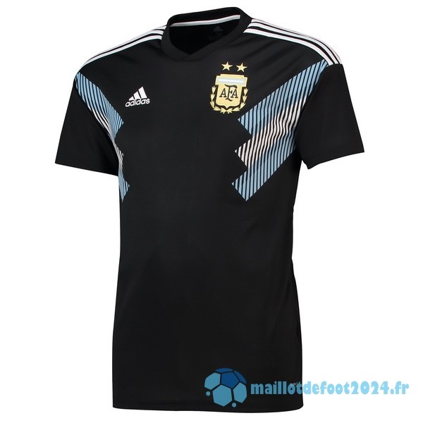 Nouveau Exterieur Maillot Argentine Retro 2018 Bleu