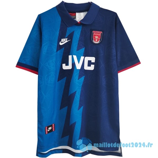 Nouveau Exterieur Maillot Arsenal Retro 1995 1996 Bleu