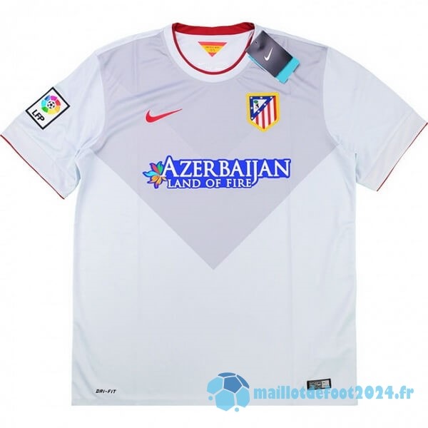 Nouveau Exterieur Maillot Atlético Madrid Retro 2014 2015 Gris