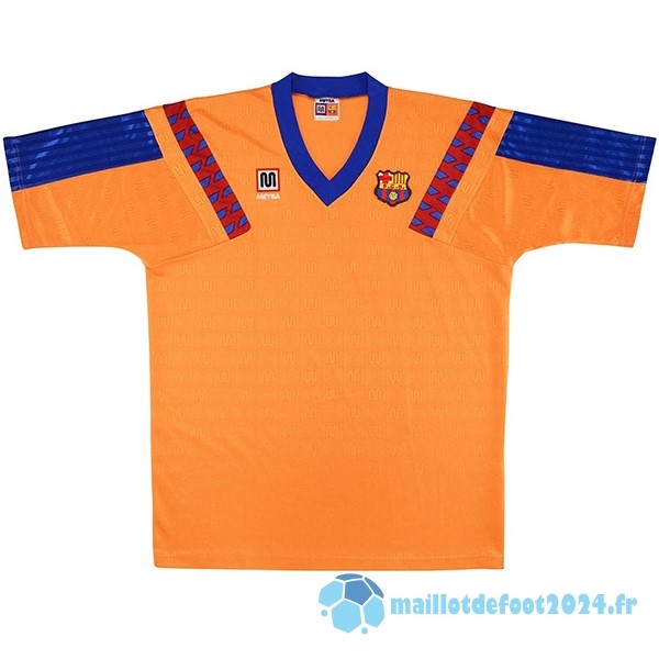 Nouveau Exterieur Maillot Barcelona Retro 1991 1992 Orange