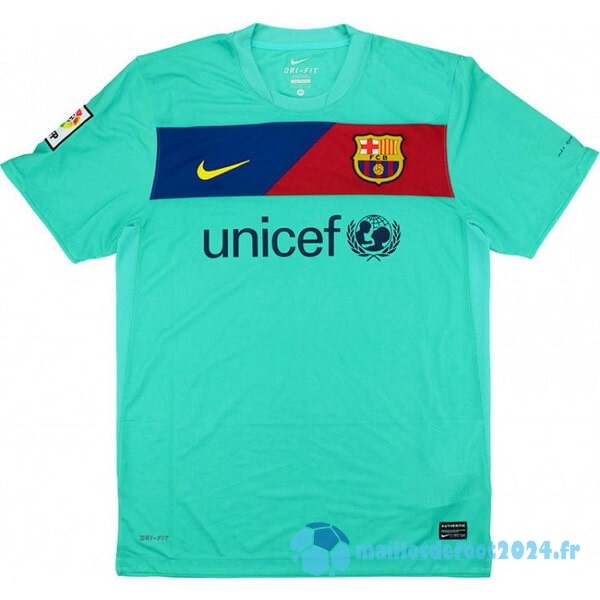 Nouveau Exterieur Maillot Barcelona Retro 2010 2011 Vert