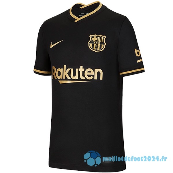 Nouveau Exterieur Maillot Barcelona Retro 2020 2021 Noir