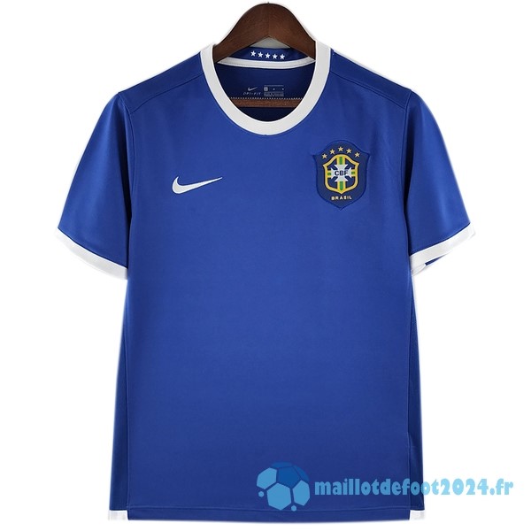 Nouveau Exterieur Maillot Brésil Retro 2006 Bleu