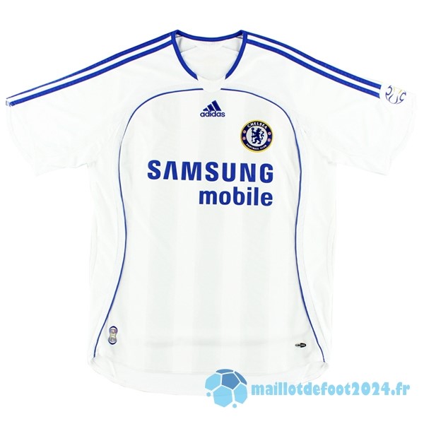 Nouveau Exterieur Maillot Chelsea Retro 2006 2007 Blanc