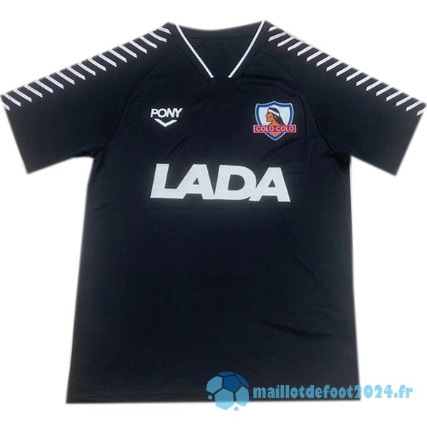 Nouveau Exterieur Maillot Colo Colo Retro 1992 Noir