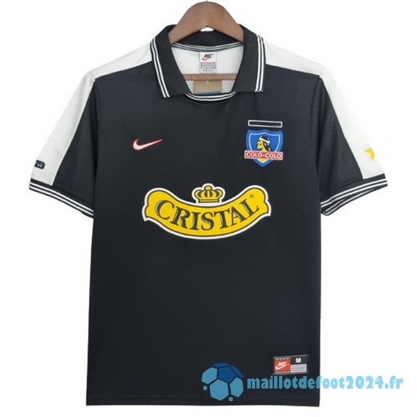 Nouveau Exterieur Maillot Colo Colo Retro 1999 Noir