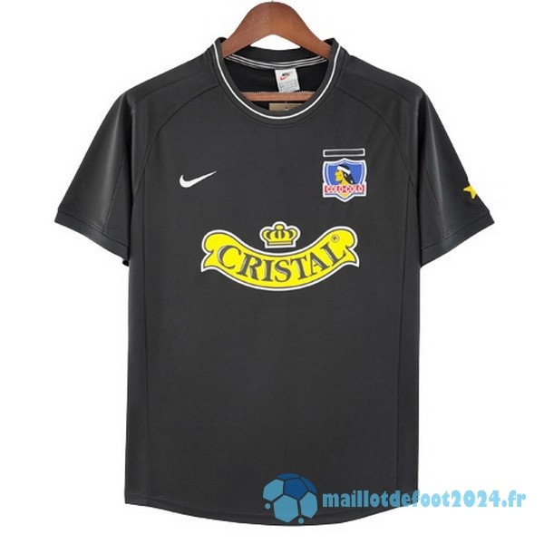 Nouveau Exterieur Maillot Colo Colo Retro 2000 2001 Noir