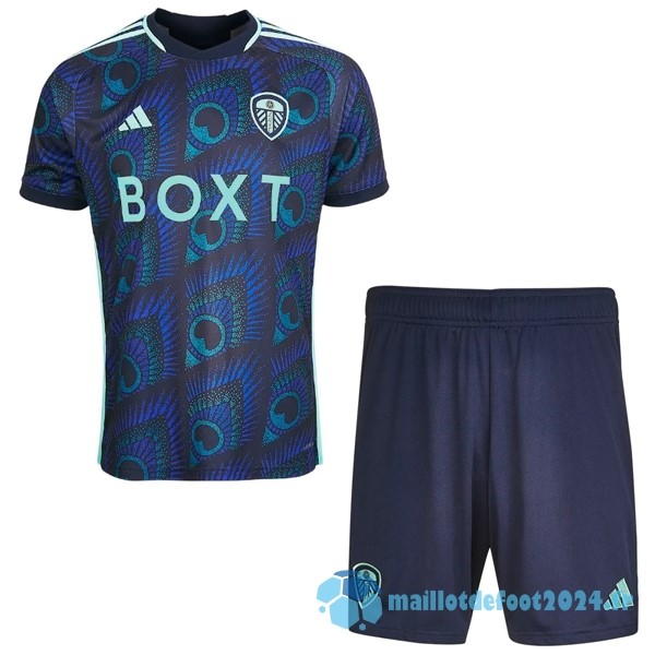 Nouveau Exterieur Maillot Conjunto De Homme Leeds United 2023 2024 Bleu