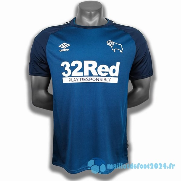 Nouveau Exterieur Maillot Derby County Retro 2020 2021 Bleu