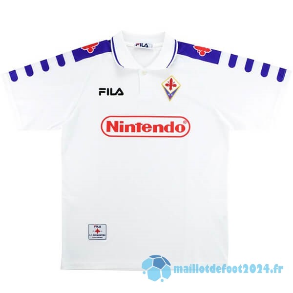 Nouveau Exterieur Maillot Fiorentina Retro 1998 1999 Blanc