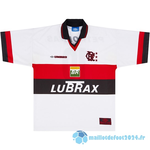 Nouveau Exterieur Maillot Flamengo Retro 1999 Blanc