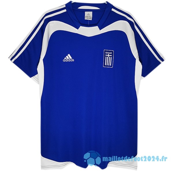 Nouveau Exterieur Maillot Grèce Retro 2004 Bleu