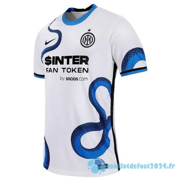 Nouveau Exterieur Maillot Inter Milán Retro 2021 2022 Blanc