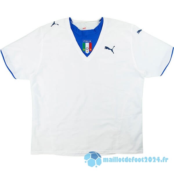 Nouveau Exterieur Maillot Italy Retro 2006 Blanc