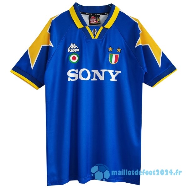 Nouveau Exterieur Maillot Juventus Retro 1995 1996 Bleu