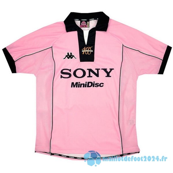 Nouveau Exterieur Maillot Juventus Retro 1997 1998 Rose