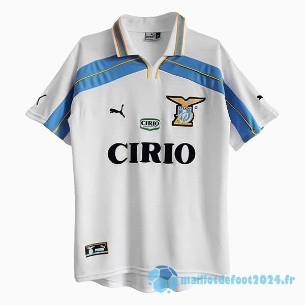 Nouveau Exterieur Maillot Lazio Retro 1998 2000 Blanc