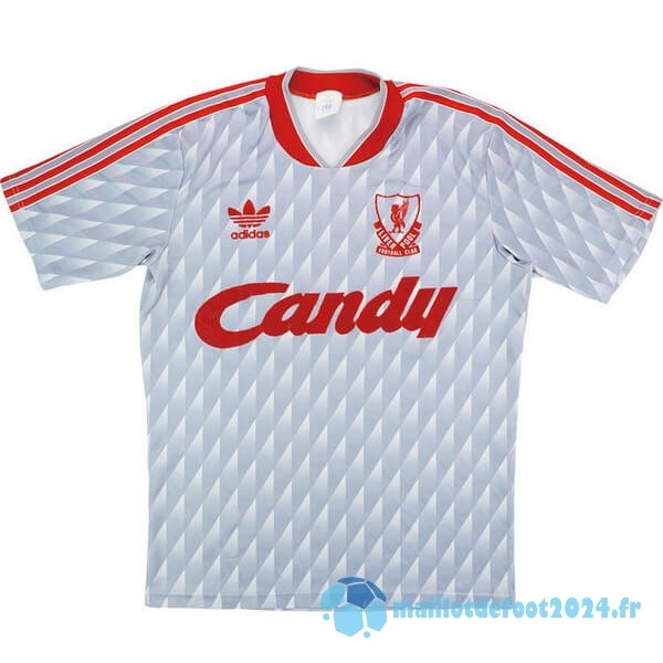 Nouveau Exterieur Maillot Liverpool Retro 1989 1990 Rouge