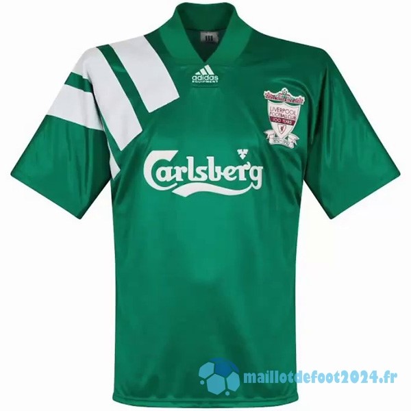 Nouveau Exterieur Maillot Liverpool Retro 1992 1993 Vert