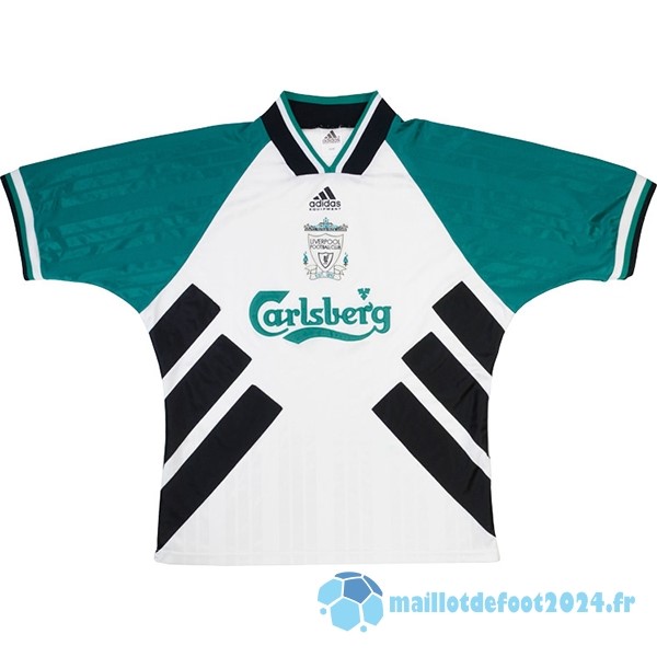 Nouveau Exterieur Maillot Liverpool Retro 1993 1995 Vert