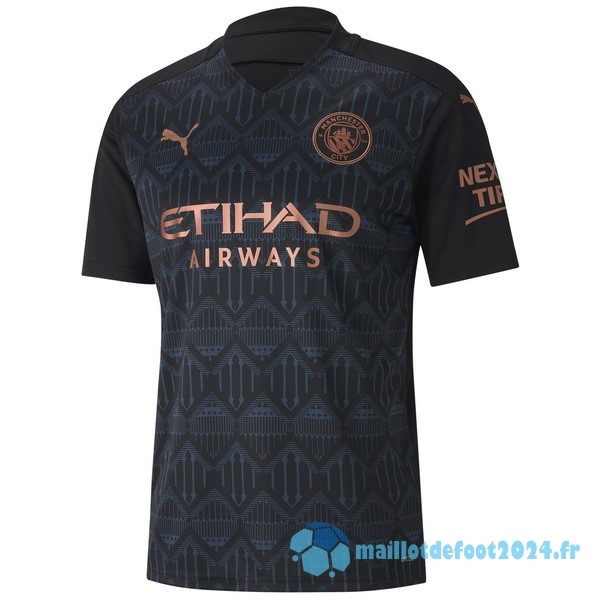 Nouveau Exterieur Maillot Manchester City Retro 2020 2021 Noir