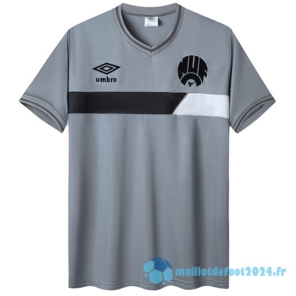 Nouveau Exterieur Maillot Newcastle United Retro 1983 1985 Gris